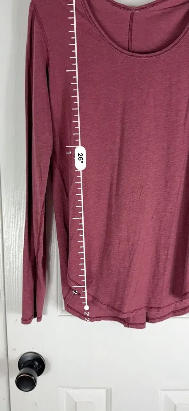 Lululemon Womens Maroon Pullover Size 10